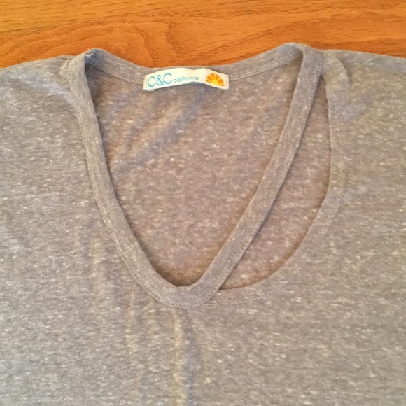 C&C California Tops Gray NWT FAB! Both included - Picture 3 of 6